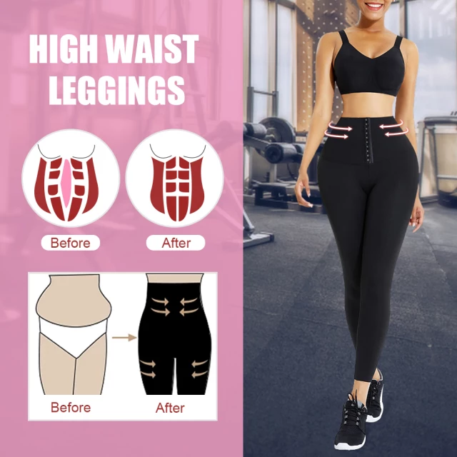 YOGA HIGH WAIST BUTT LIFTER & TUMMY TRIMMER LEGGINS