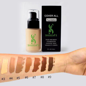 SHEEDA´S WATERPROOF  FACE & BODY FOUNDATION